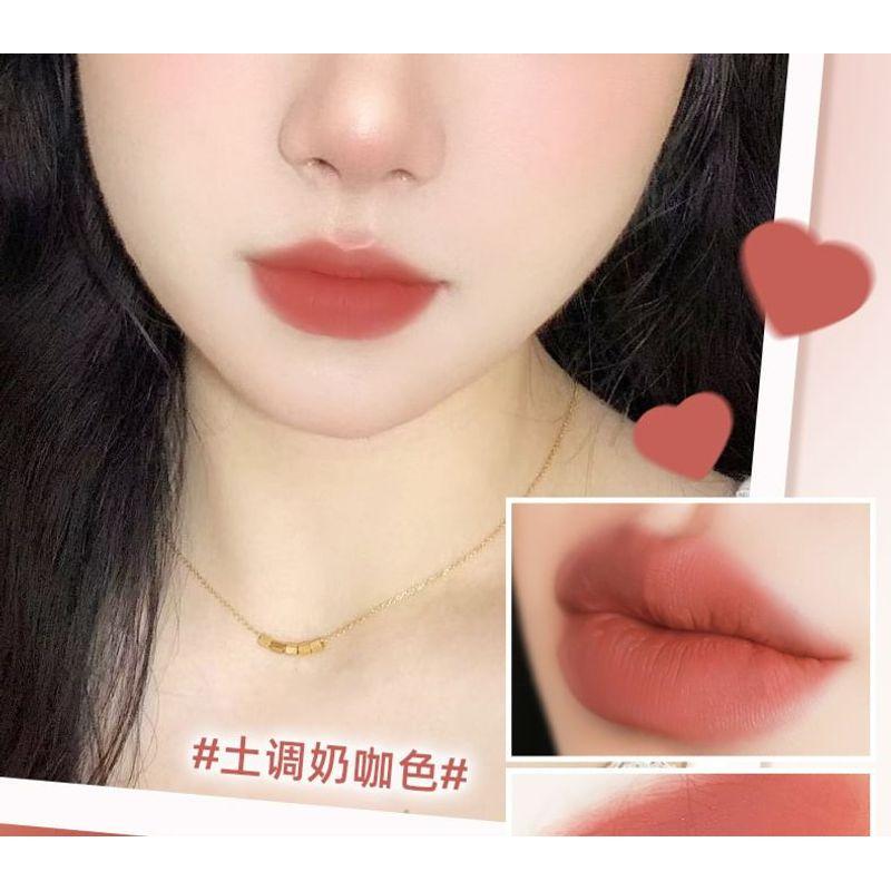 NEU - Samtiger Nebel Baumwollgefühl Lippen-Schlamm - 6 Farben