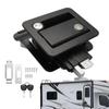 RV Lock All Metal Camper Door Lock Portable RV Entry Door Lock with Built-in Deadbolt for Camper Horse Trailer Cargo Hauler