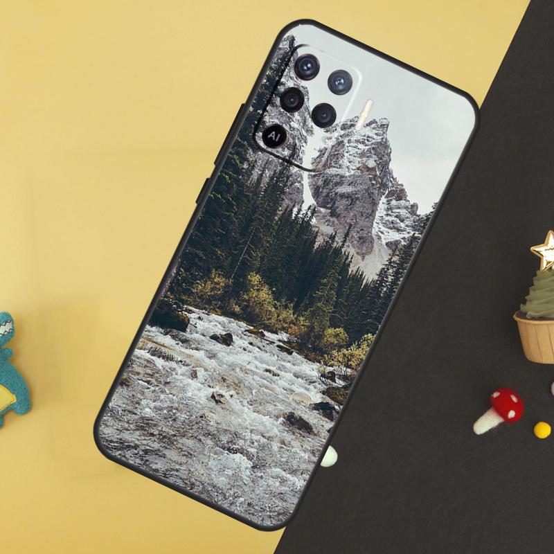 Nature Forest Mountain Case For Oppo A60 A80 A40 A15 A16 A17 A57 A94 A74 A54 A76 A96 A18 A38 A58 A78 A98 A5 A6 Pro