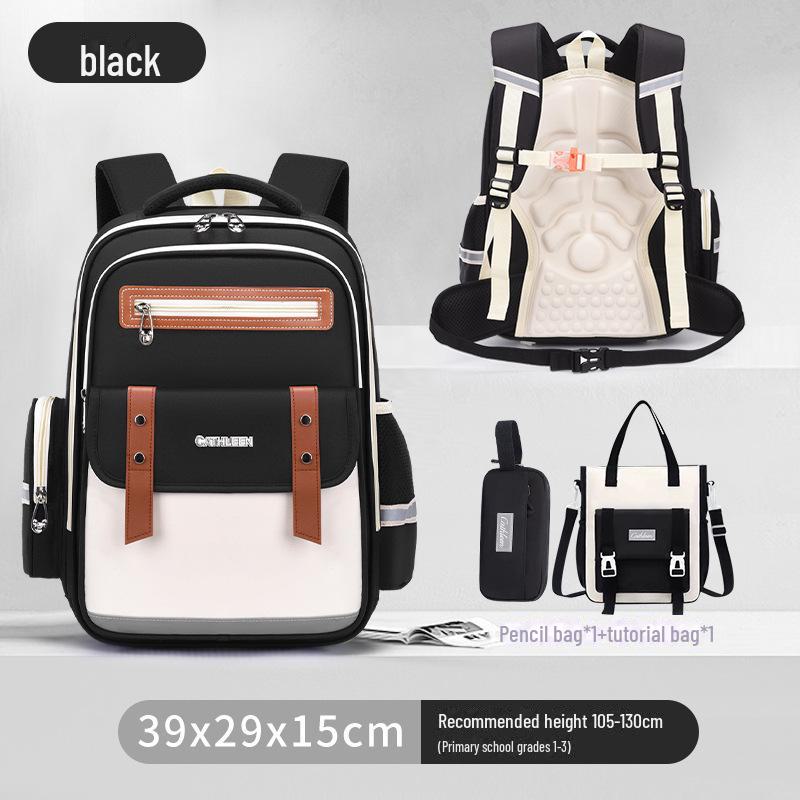 Cloud Schoolbag: Large Capacity, Lightweight Backpack for Grade 1-6 Boys & Girls