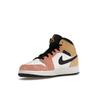 Air Jordan AJ1 Mid GS Youth White Orange Gold DX4365-800