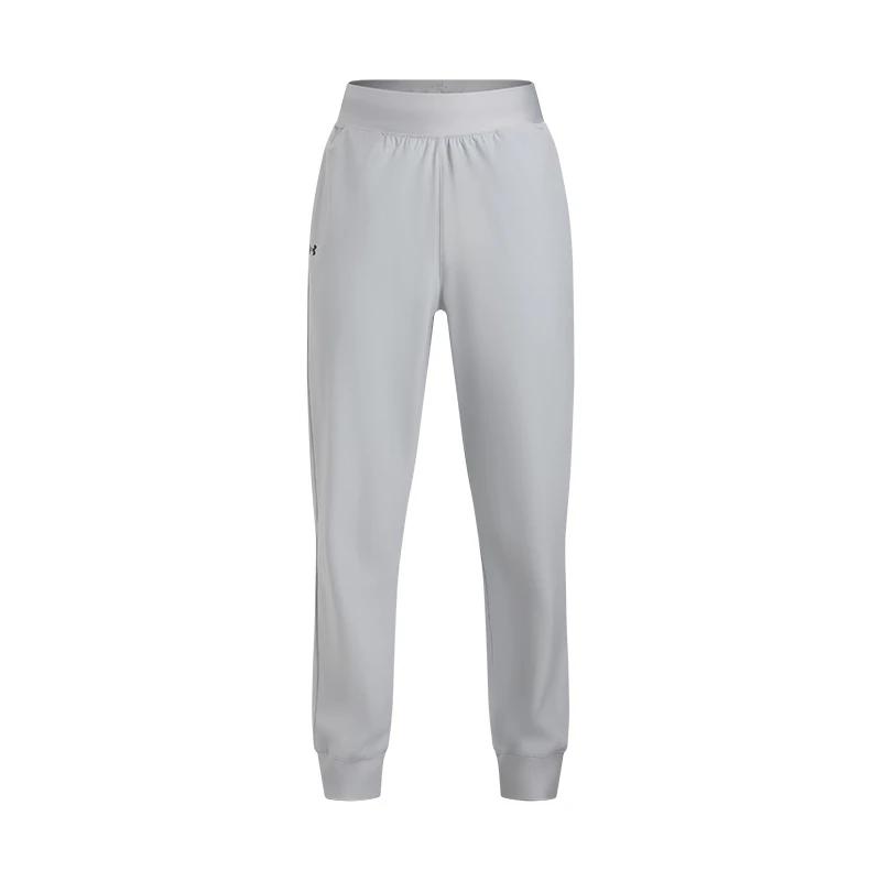 

Under Armour Ss25 Armoursport Series Solid Color Fashionable High Waist Casual Pants Women bottoms Modern-Gray 1383315-011 M