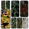 Phone Case For iPhone 16 15 14 13 12 11 Pro Max XS X XR SE 7 8 Plus Shell Camouflage Camo Military Army iPhone 16e Cover