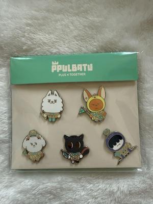 [USED] TXT Official PPULBATU POPUP Korea Exclusive Pop-up Badge Set