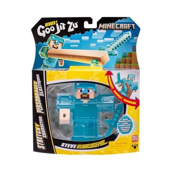 [Official Licensed Product] Minecraft GOO JIT ZU (Diamond Steve)