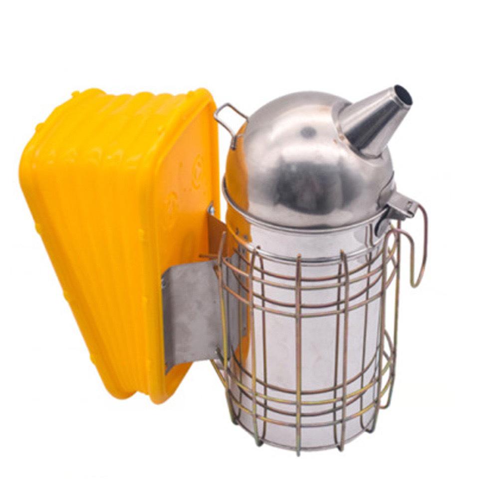 Stainless Steel Beekeeping Smoker with Plastic Bellows Yellow Plastic Bellows Smoker
