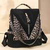 Rucksack mit Leopardenmuster und großem Fassungsvermögen für Damen, diebstahlsicherer Rucksack