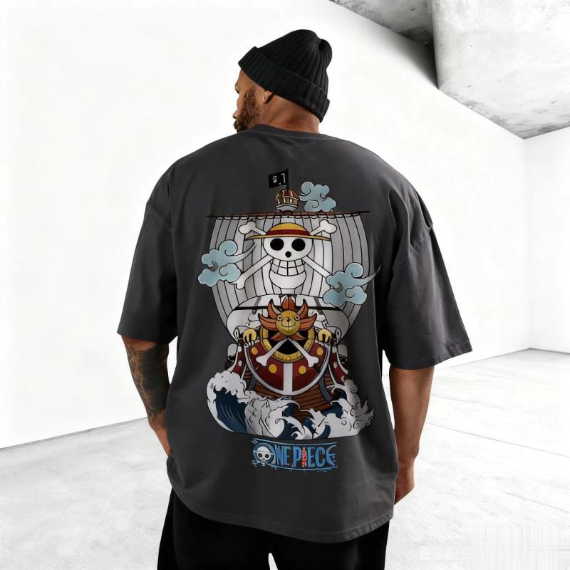 Anime tričko One Piece Pánské Dámské Bavlněné Krátký rukáv Ležérní top Letní Manga Grafický potisk Volný Streetwear Cosplay Y2k Oblečení