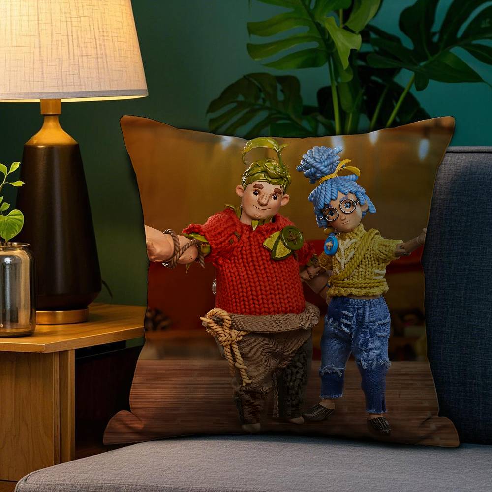 Game It T-Takes Two Pillow Case Plush Fabric Soft Double Sided Print Home Sofa High Quality Cushion Cover Throw