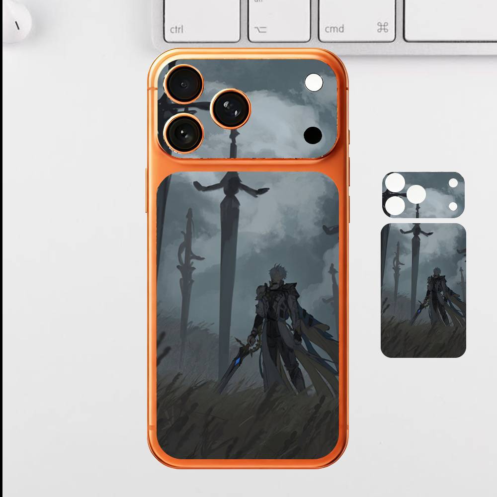 

P-Phainon HSR Для iPhone 17 Pro Max Полная задняя крышка Наклейка-обертка Пленка Задняя защитная наклейка iPhone17promax