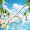 Zugschnur Wasserspielzeug für Kinder Große Kapazität Outdoor Spritzspielzeug für Pool Strand Schwimmen Sommer Wasserpistole Sprüher für Jungen Mädchen