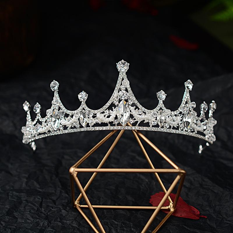 

Свадебные украшения повязка на голову повязка на голову принцесса корейская хрустальная корона украшения для волос свадебные аксессуары