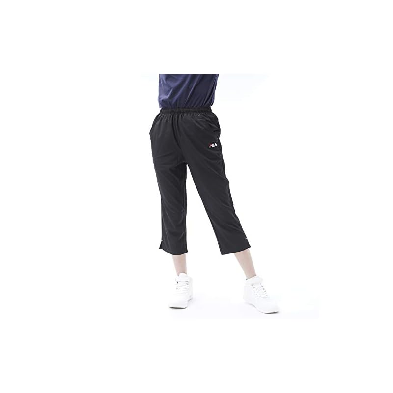 [Fila] FITNESS R Bottoms 2-Way Stretch 6/10 Length Pants Women's BK Japan L (Equivalent to Japanese Size L)