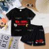 Tom and Jerry T-shirt Shorts Set Cute Cartoon Printed Casual Wear Fashion Summer Boys Girls Clothes Birthday Gift Tops Sportwear