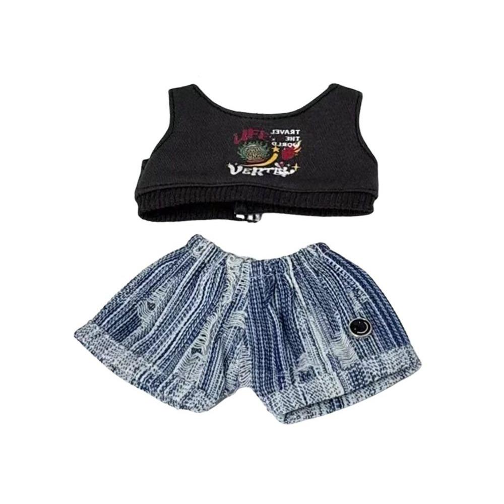 Replacement Outfit Miniature Vest Pants Set Doll Couples Dress Suit  Cotton Stuffed Doll