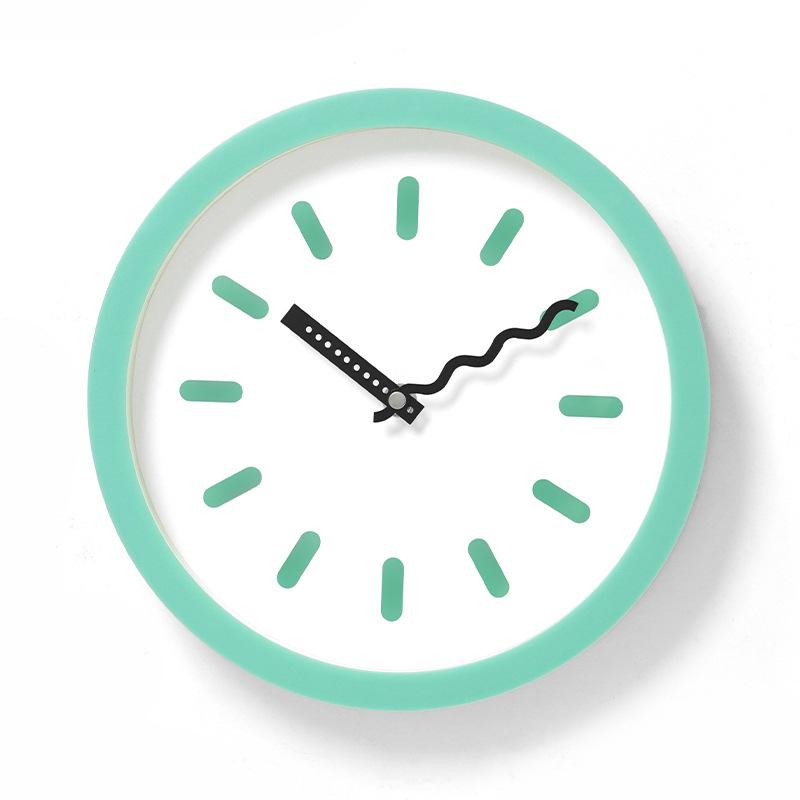 

Круглые современные настенные часы Mandelda Creative Ins Nordic Eco-Friendly настенные часы для гостиной, украшения дома, настенный декор зелёный