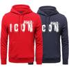 ICON Men's European-Style Hoodie: Trendy, Loose-Fit Outerwear for Autumn/Winter.