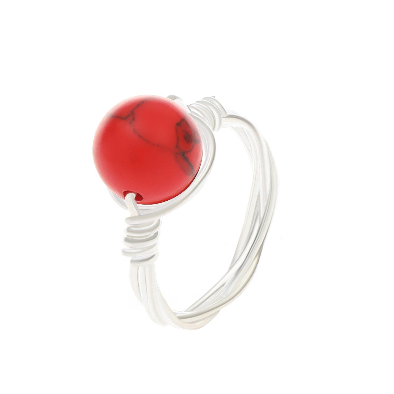 

Кольцо с камнем из кабошона, винтажные женские и мужские кольца из нержавеющей стали с бирюзой, красочные кольца в стиле панк, подарки на вечеринку