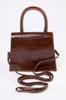Tan Textured Crossbody Women's Mini City Bag