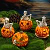 Glowing Design Ghost Festival Decoration Creative LED Pumpkin Skull Light  Halloween Party