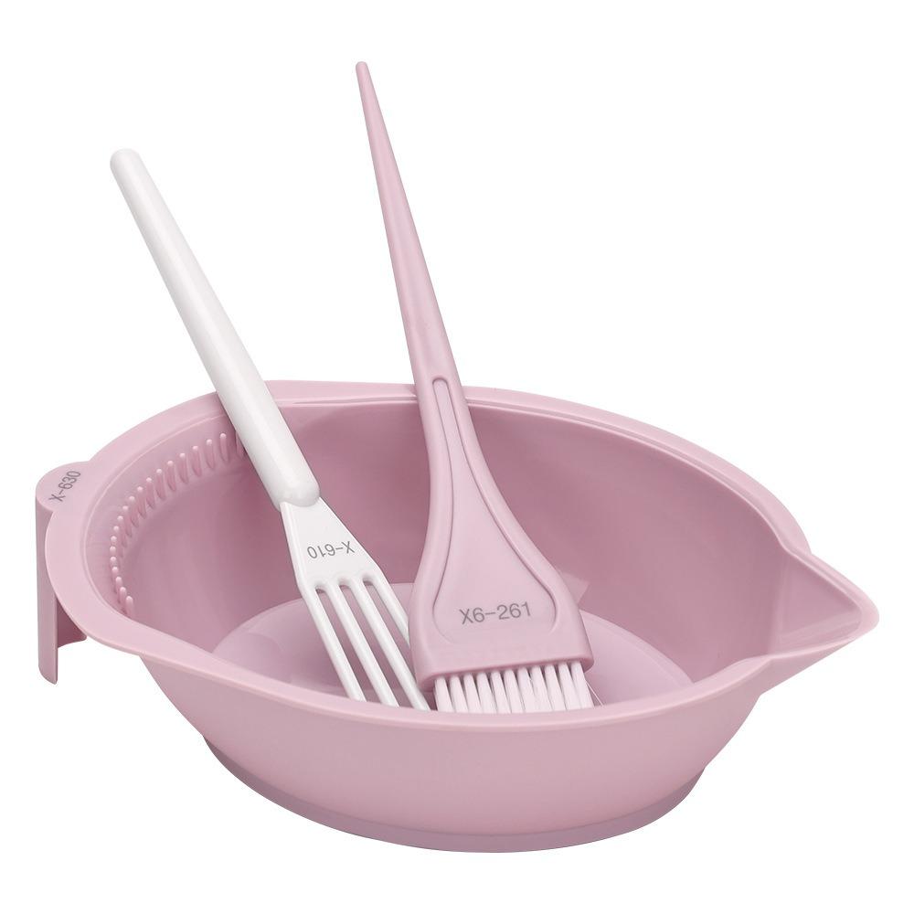 3PCS Anti-slip Professional Hair Dyeing Kit Hairdressing Hair Coloring Kit Barber