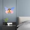 multicolor Butterfly Pendant Lights Nordic Bedroom Bedside Pendant Lamp Luxury Gold Home Decor Luminaria Hanging lamp New Lustre