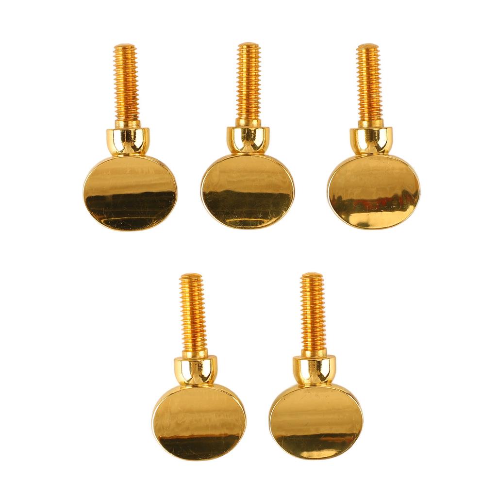 5 Pcs Saxophone Neck Receiver Tightening Screw Brass High Hardness Sax Neck Screw