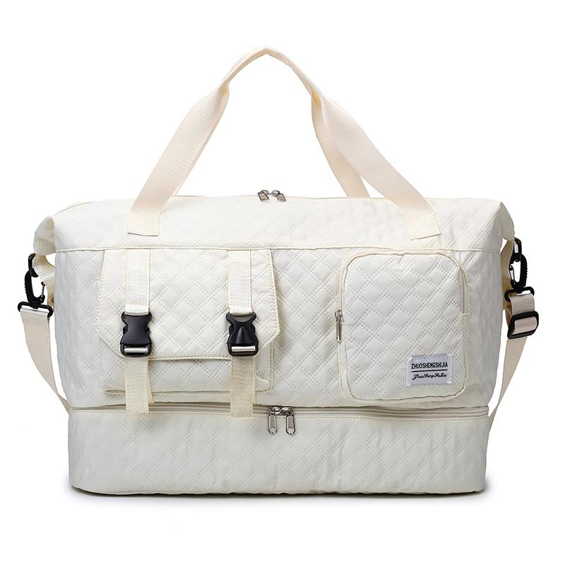 Dry and Wet Separation Travel Bag Multi-Functional Women's Large Capacity Sports Fitness Bag Separation Shoes Bags