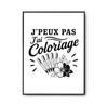Photo Paper Poster - PLANETEE - I Can't Minimalist - Coloring - A3 29.7×42 Cm - ILFORD Paper 310 G/m²