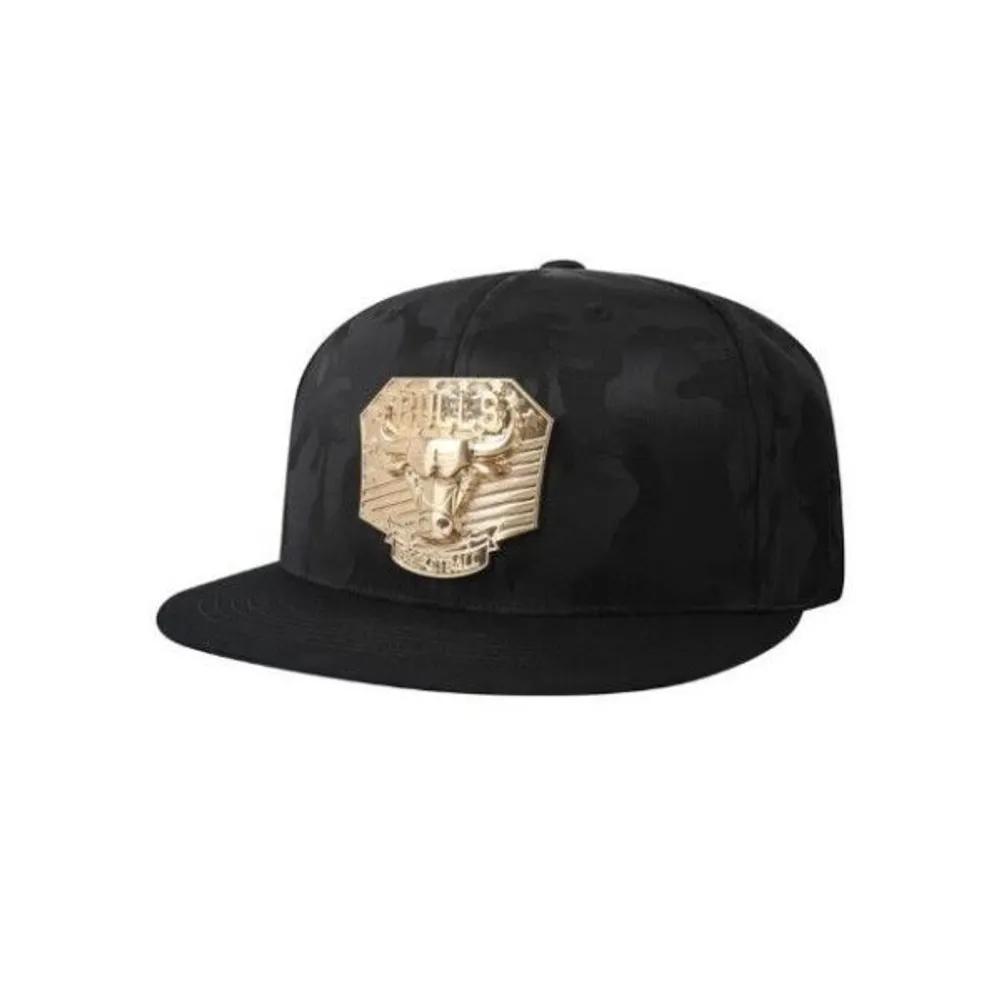 [NBA] M Cap KQC N255AP622P-DR CHI Bulls Big Metal Hard Snapback FREE