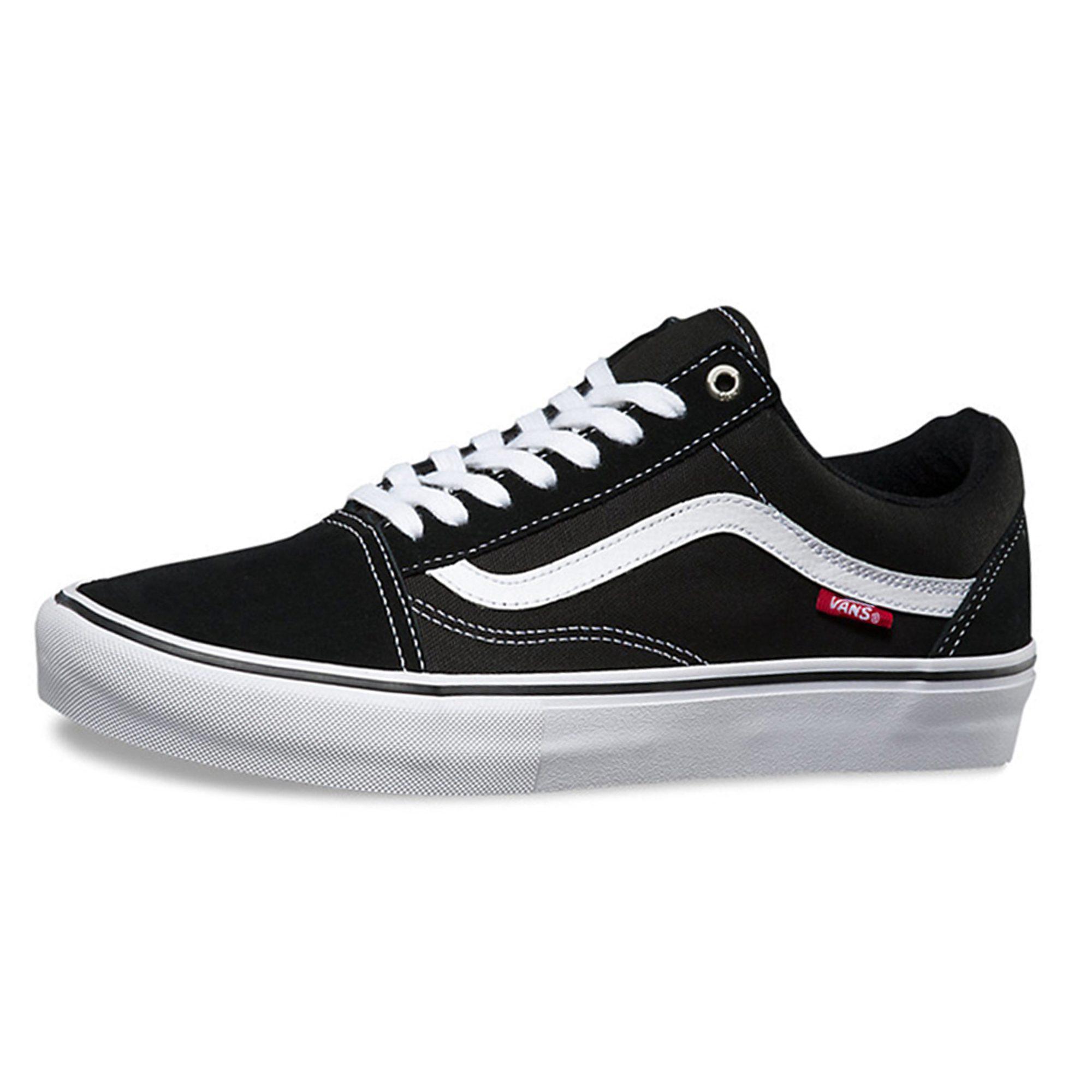 Old Skool Vans Pro `Melns Balts`