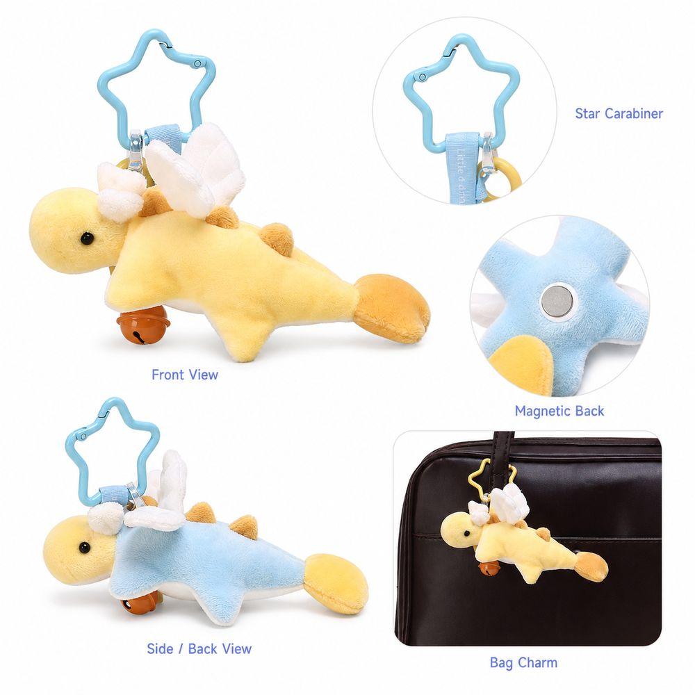 Magnetic Dragon Fridge Magnet Winged Dragon Stuffed Dragon Doll New Bag Decoration  Kids Birthday