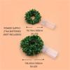 2/5M Green Leaf Wreath Light String Artificial Flower With Fairy Lights Used For Party Wedding Holiday Courtyard Decoration