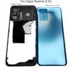 Middenframe Voor Oppo Realme 8 5G RMX3241 Achterklep Batterijbehuizing Rand+Zijknop Reparatiedelen