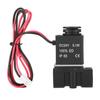 2P02508 DC24V PT 14" Threaded Plastic Electric Solenoid Valve for Water  Air  Oil