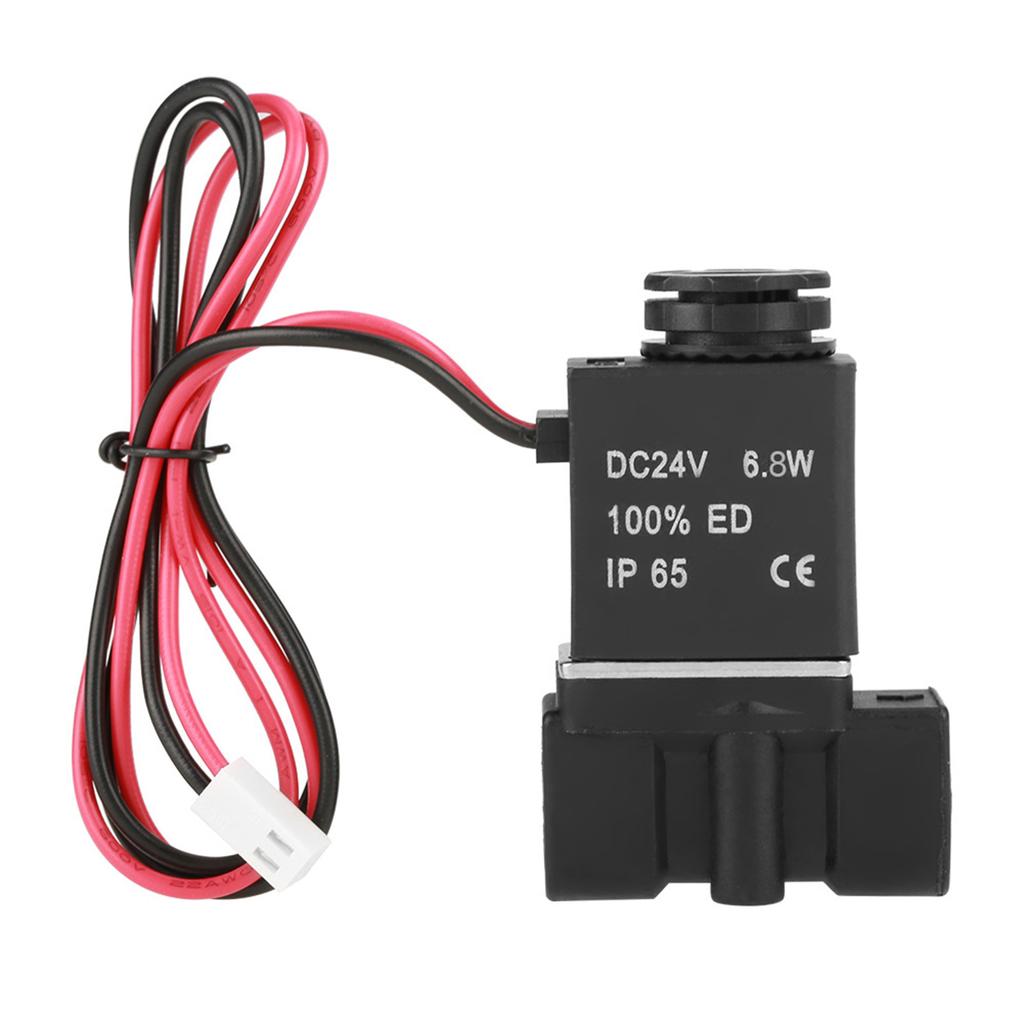 2P02508 DC24V PT 14" Threaded Plastic Electric Solenoid Valve for Water  Air  Oil