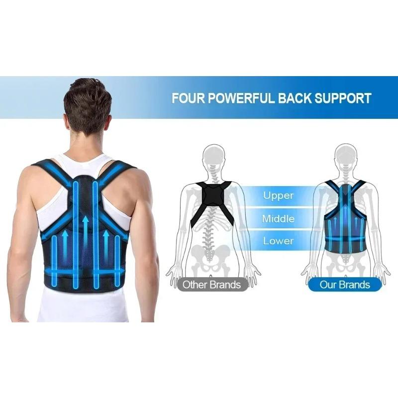 Corrector Back Orthopedic Straps Men Women Spinal Brace Comfortable Effective Upper Back Brace