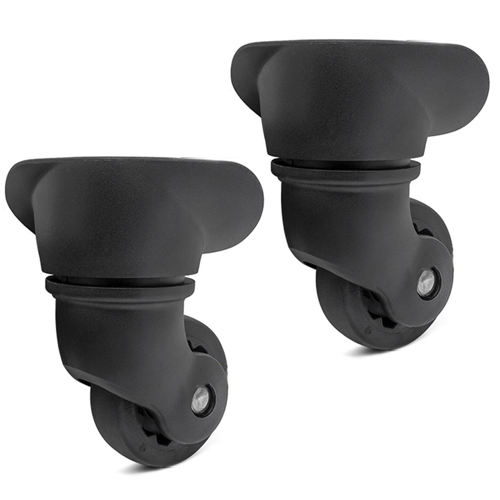 Trolley Case Luggage Wheels Luggage Swivel Left and Right Wheels DIY Suitcase Replacement Parts for Most Suitcases