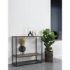 Vita CONSOLE OAK VENEER loft style ADDITIONAL SHELF metal
