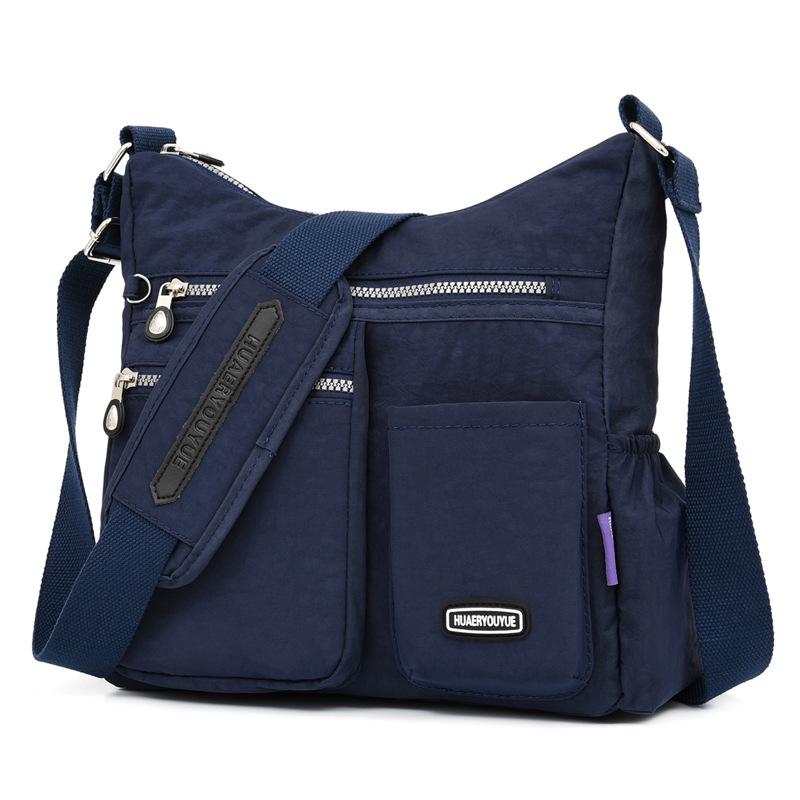 Stylish Water-Repellent Nylon Canvas Crossbody Bag for Women
