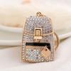 Fully-jewelled Car Key Pendant Color Mixing Bag Accessories Pendant  Bag Decoration