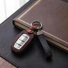 Leather Car Key Cover Smart Remote Fob Case For Chrysler Pacifica Voyager Town Country Grand Key Protector Shell Accessories