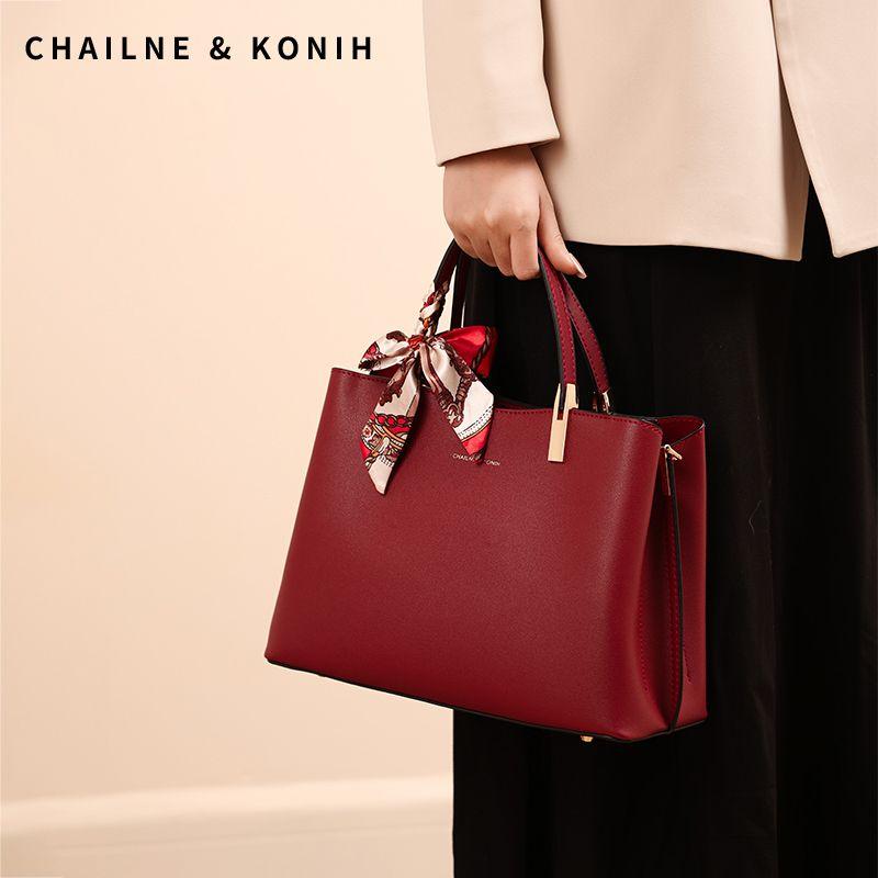 

Bag Women s Wedding Commuting Fashion Handbag for Middle-Aged People Bag Burgundy