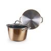 Marmite - IBILI - Natura Copper - 20 Cm - PFOA-free Non-stick Coating - Induction Compatible