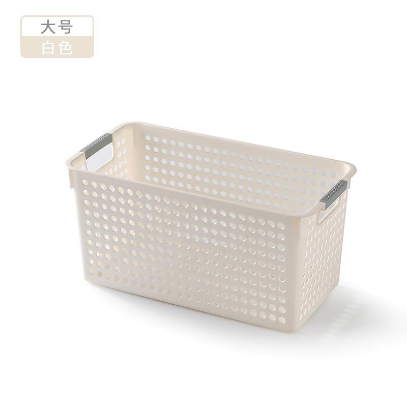 Kitchen storage basket Plastic snack storage basket Square bathroom storage basket Small basket Cosmetics storage box Desktop