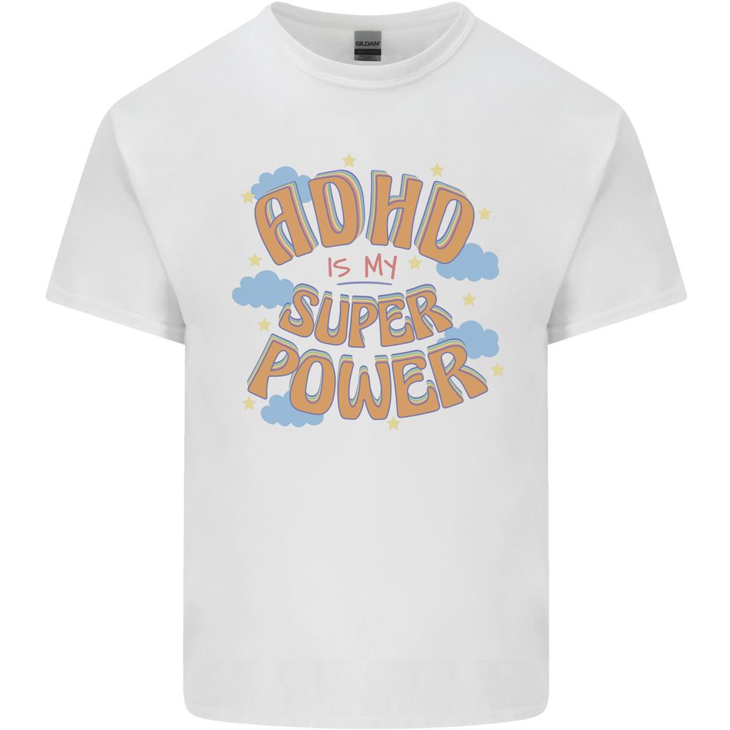 ADHD Is My Superpower Unisexs Light Cotton TShirt