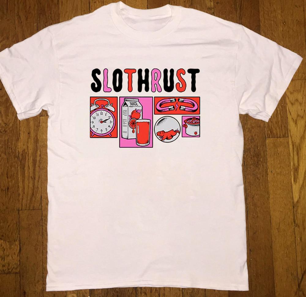 

NEW Slothrust Collage Tour T Shirt White All Size S5Xl KK173 Unisex T-Shirt XXL