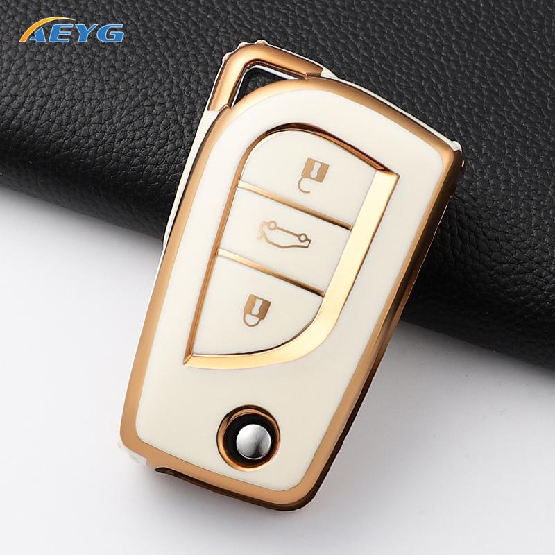 Autofernbedienung Schlüsselhülle Schale Fob Für Toyota Auris Corolla Avensis Verso Yaris Aygo Scion Tc Im Camry Rav4 Zubehör