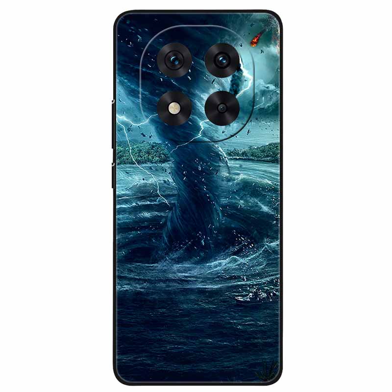 For Redmi Note 14 Pro+ Plus Case Cartoon Painted Silicone Black TPU Bumpers for Redmi Note14 Pro 5G Shockproof Soft Cover 14Pro
