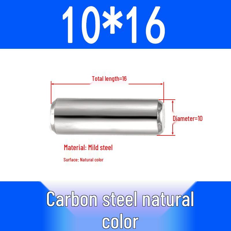 GB119 Iron Cylindrical Positioning Pin - Solid Pin Shaft M3M4M5M6M8M10M12